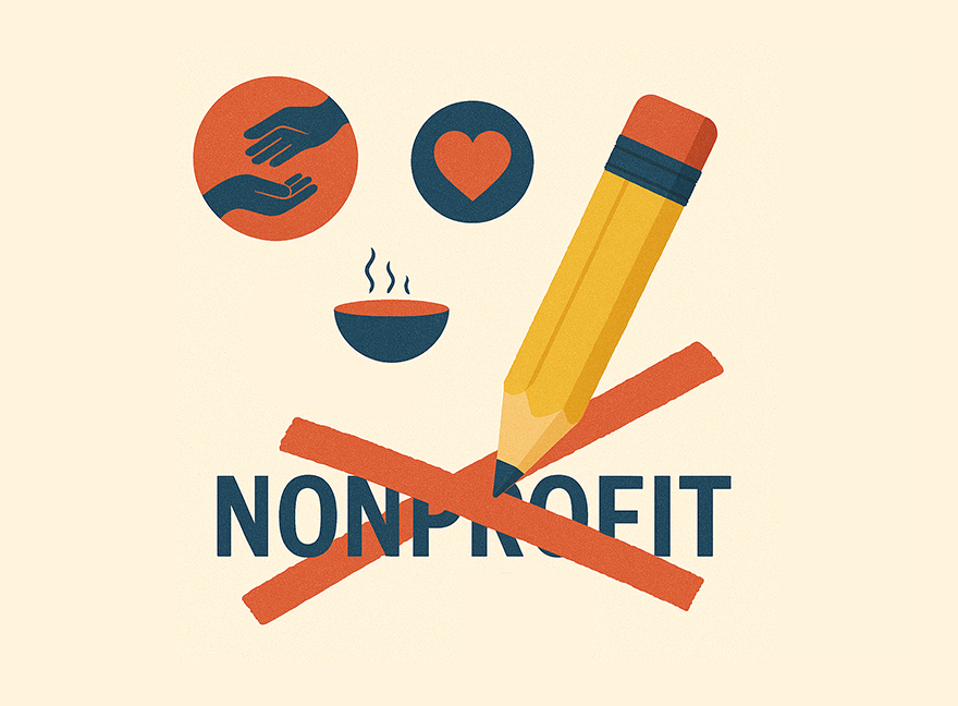 Retire the word Nonprofit blog graphic