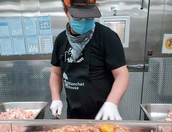 Devon Malone volunteer chef Blanchet House